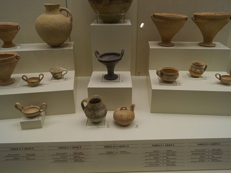 Grave Circle B in Mycenae