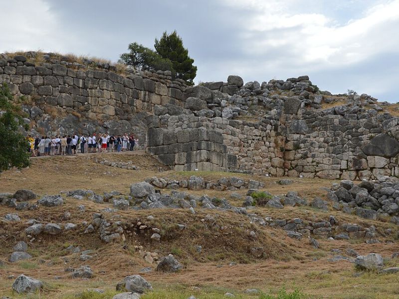 Cyclopean Walls in Mycenae