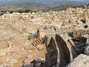 Grave Circle A in Mycenae
