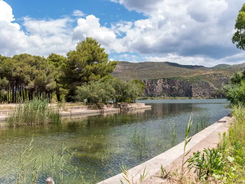Thermal springs in Kaiafas, Peloponnese