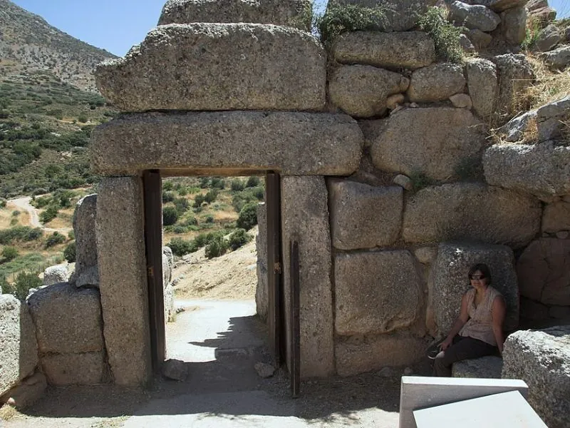 North Gate in Mycenae